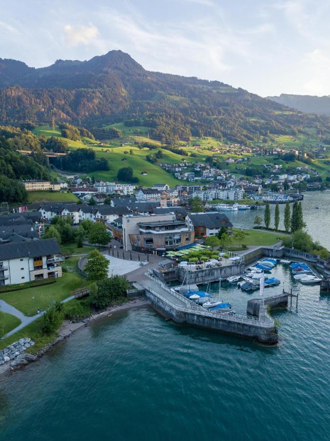 Marina Walensee Hotel Unterterzen Exteriér fotografie